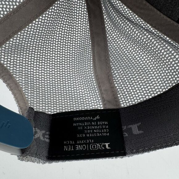 Travis Mathew Snap Back Hat With Thick Embroidered Patch Logo Gray Flex Fit - Picture 8 of 8